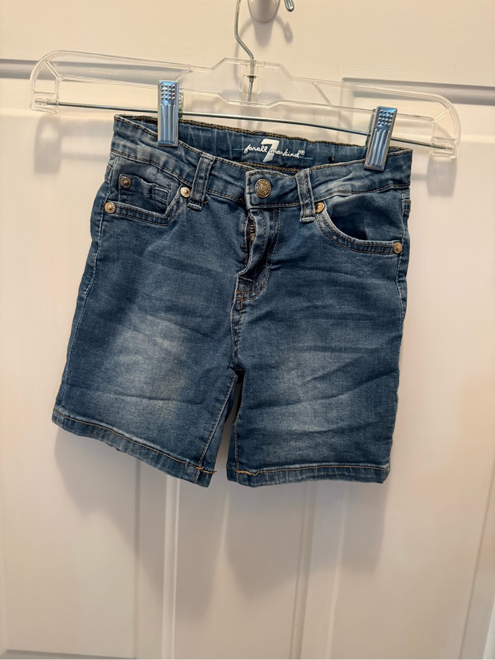 7 for all mankind youth girls Denim Shorts - Blue size 6x